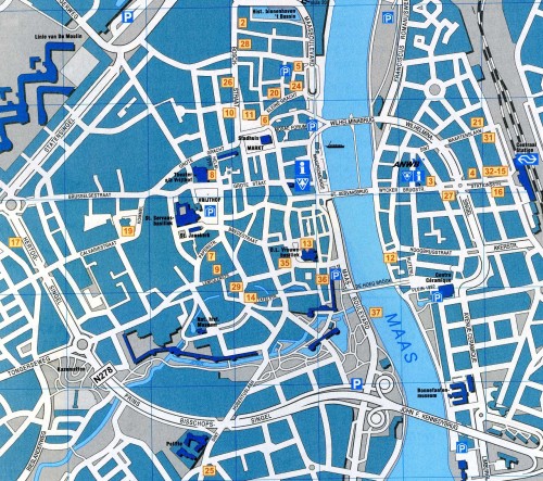 Карта города Maastricht