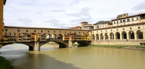 Италия. Флоренция.Золотой мост (Понте Векью)