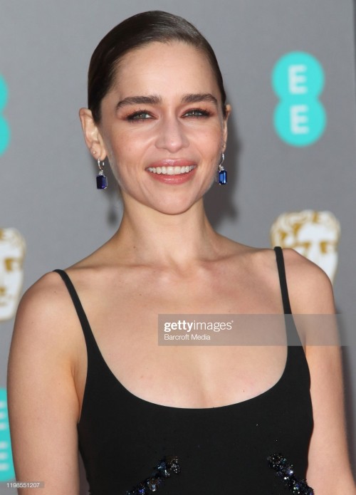 LONDON, UNITED KINGDOM - FEBRUARY 2, 2020: Emilia Clarke attends the BAFTA British Academy Film Awar