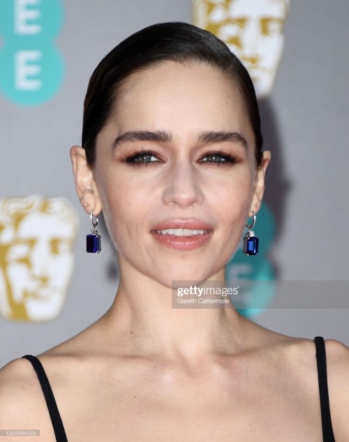 LONDON, ENGLAND - FEBRUARY 02: Emilia Clarke attends the EE British Academy Film Awards 2020 at Roya