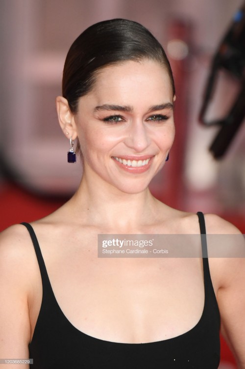 LONDON, ENGLAND - FEBRUARY 02: Emilia Clarke attends the EE British Academy Film Awards 2020 at Roya