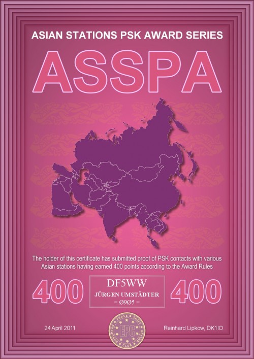 DF5WW ASSPA 400