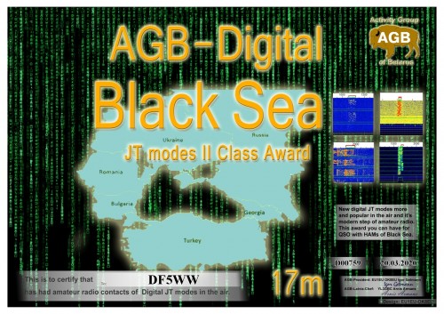DF5WW BLACKSEA 17M II AGB