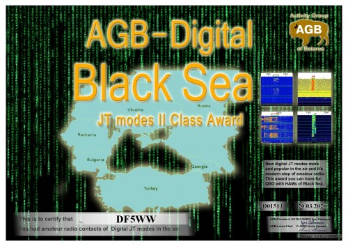 DF5WW BLACKSEA BASIC II AGB