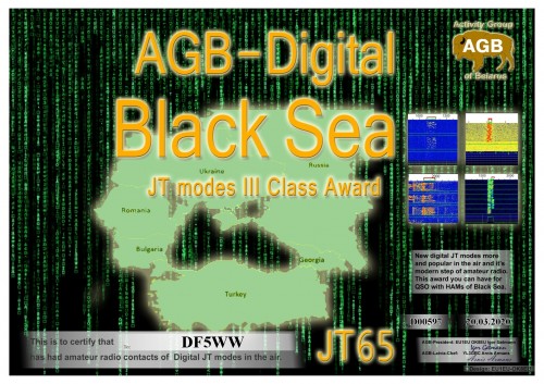 DF5WW BLACKSEA JT65 III AGB