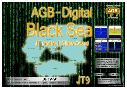 DF5WW BLACKSEA JT9 II AGB