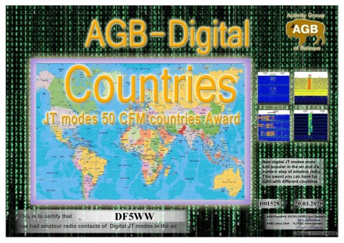 DF5WW COUNTRIES BASIC 50 AGB