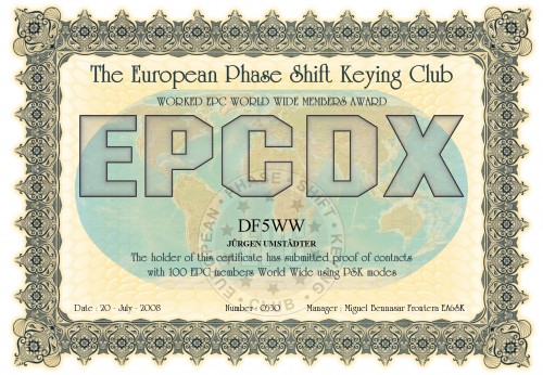 DF5WW EPCMA EPCDX
