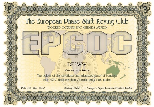 DF5WW EPCMA EPCOC