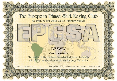 DF5WW EPCMA EPCSA
