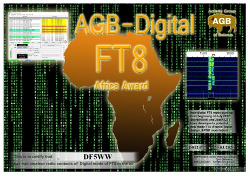 DF5WW FT8 AFRICA BASIC AGB