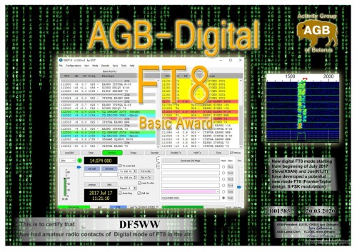 DF5WW FT8 BASIC BASIC AGB