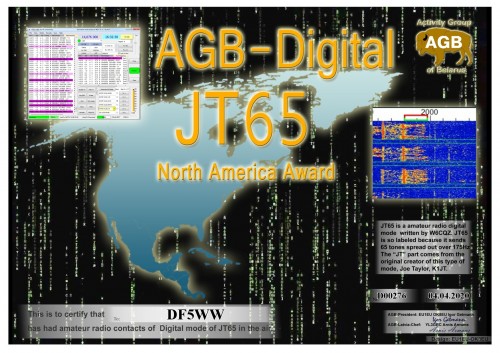 DF5WW JT65 NORTHAMERICA BASIC AGB