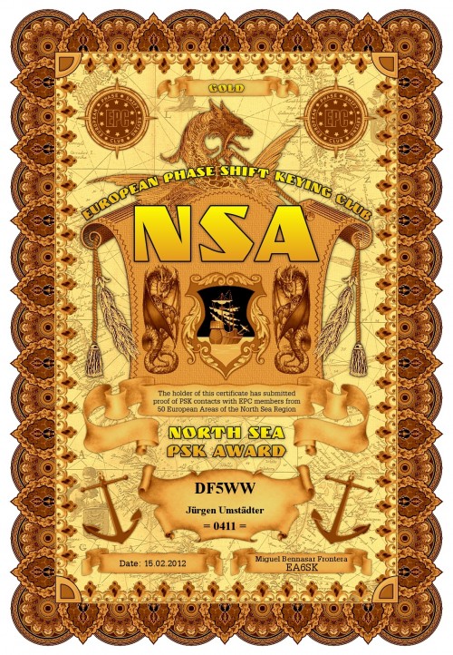 DF5WW NSA GOLD