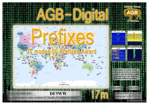 DF5WW PREFIXES 17M 50 AGB