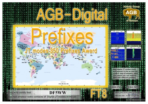 DF5WW PREFIXES FT8 350 AGB