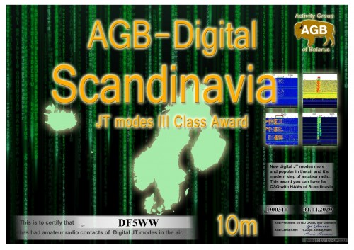 DF5WW SCANDINAVIA 10M III AGB