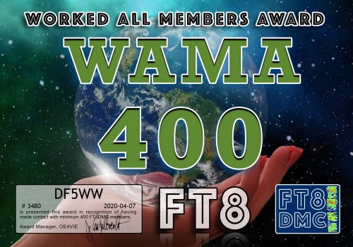 DF5WW WAMA 400 FT8DMC