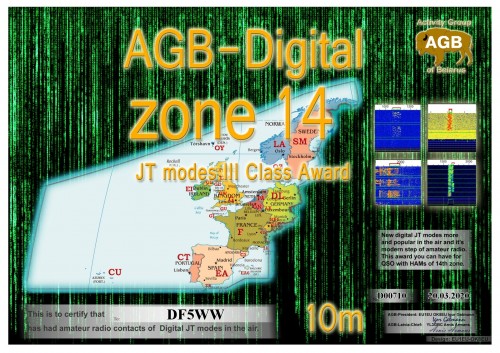 DF5WW ZONE14 10M III AGB