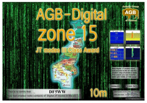 DF5WW ZONE15 10M III AGB