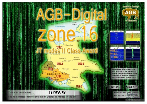 DF5WW ZONE16 BASIC II AGB