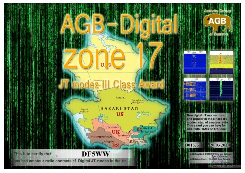 DF5WW ZONE17 BASIC III AGB