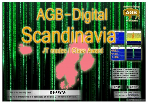 DF5WW SCANDINAVIA BASIC I AGB