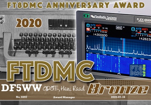 DF5WW FTDMC 2020 BRONZE FT8DMC