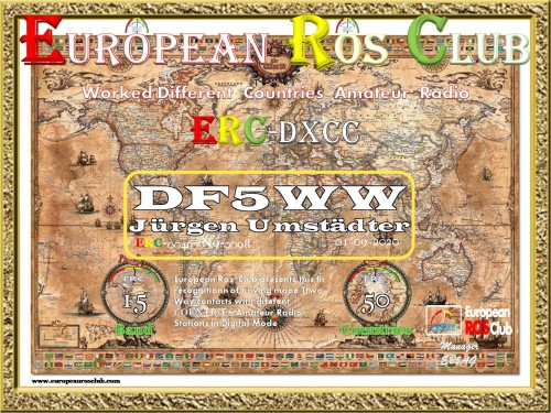 DF5WW DXCC15 50 ERC
