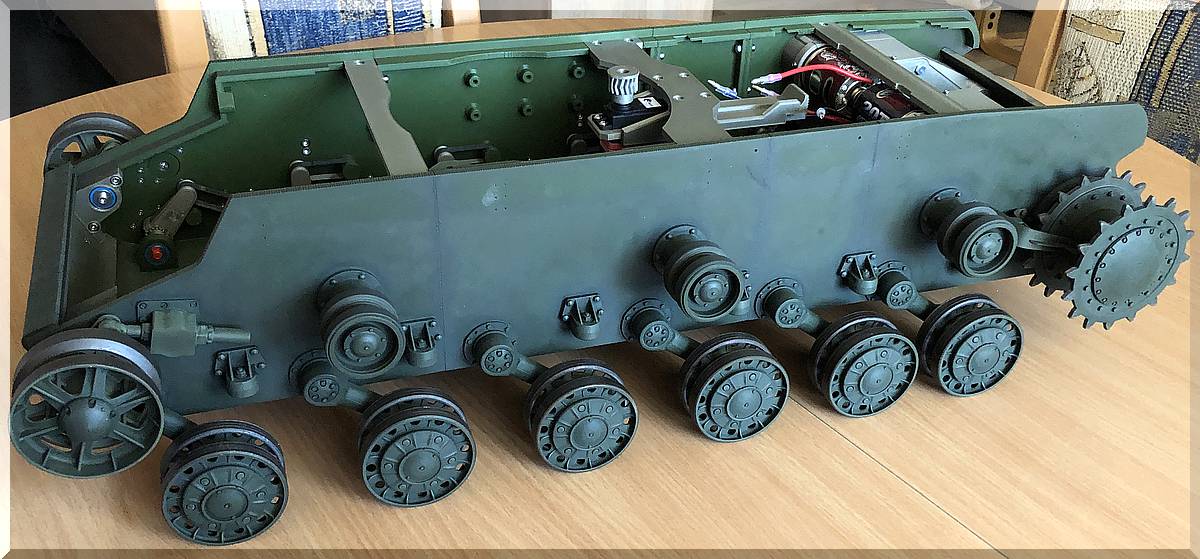 Panzer KV-1 1:10 RC-fähig zum Nulltarif aus dem 3D-Drucker Bild_021