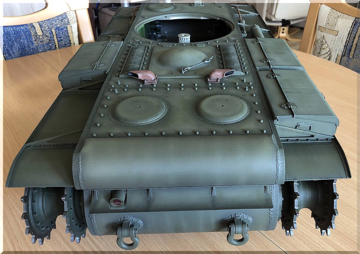 Panzer KV-1 1:10 RC-fähig zum Nulltarif aus dem 3D-Drucker Bild_031