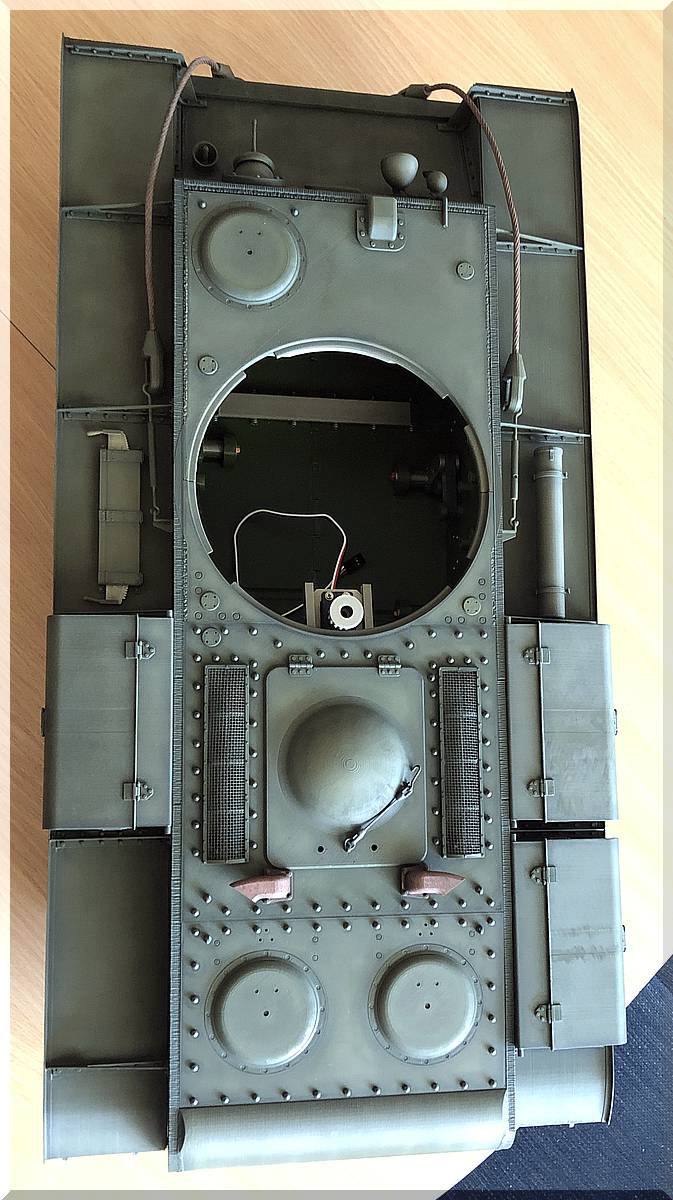 Panzer KV-1 1:10 RC-fähig zum Nulltarif aus dem 3D-Drucker Bild_032