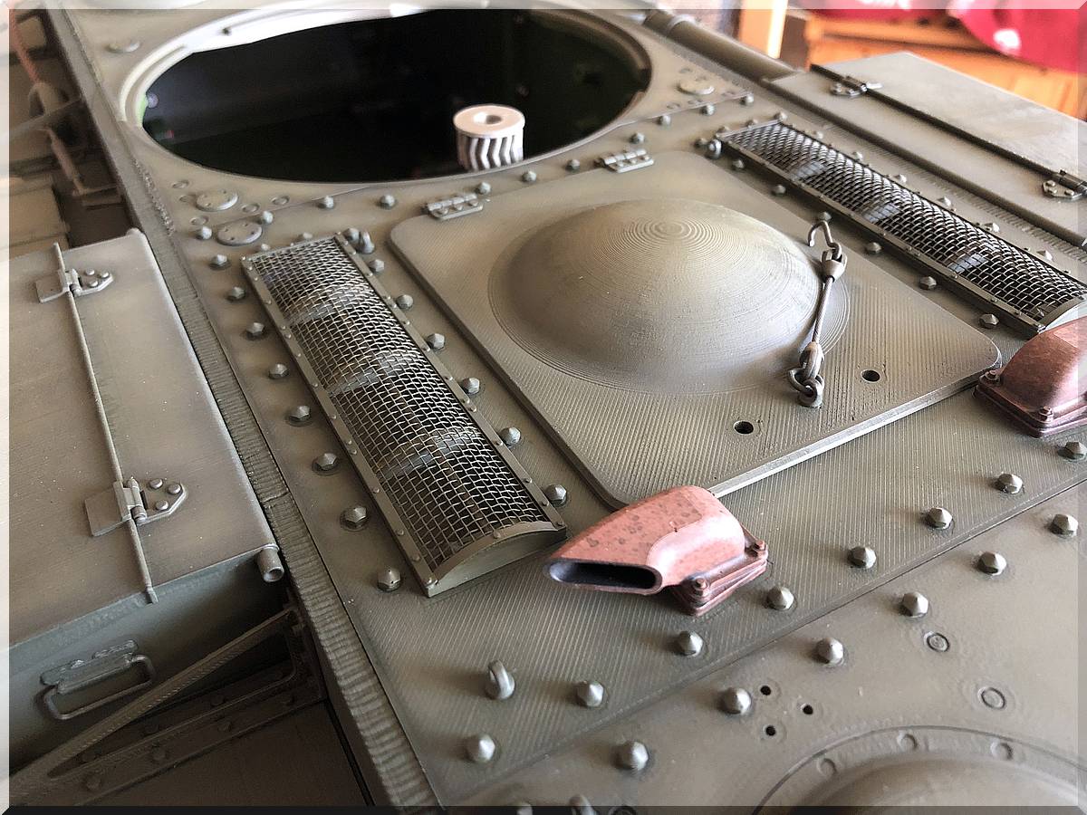 Panzer KV-1 1:10 RC-fähig zum Nulltarif aus dem 3D-Drucker Bild_034