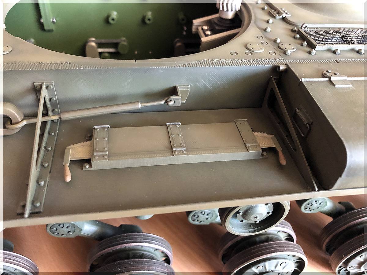 Panzer KV-1 1:10 RC-fähig zum Nulltarif aus dem 3D-Drucker Bild_036