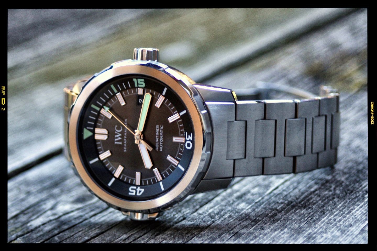 IWC Aquatimer Auto Stainless Black Bracelet IW329002 | Time Galaxy – Time  Galaxy Watch